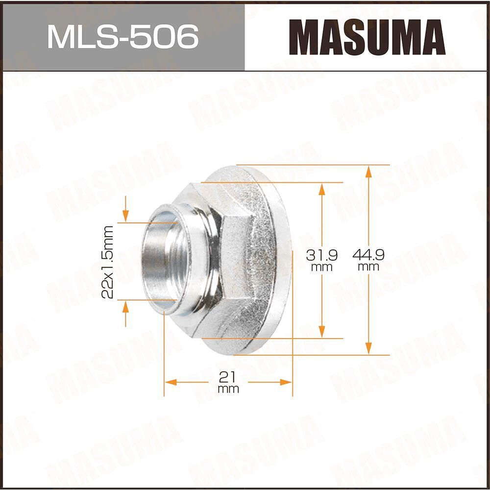 Masuma MLS506 гайка ШРУСа